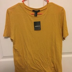 Forever 21 mustard color shirt